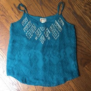Teal Tank top